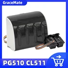 Сменный картридж GraceMate для Canon PG510 CL511 CISS, картриджи для принтеров MP240 MP250 MP260 MP280 MP480 MP490 IP2700 MP499