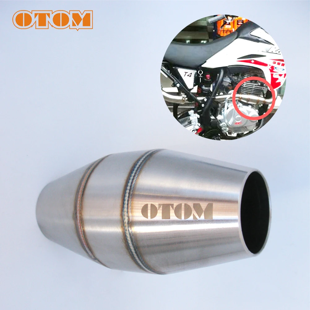 OTOM выхлопная Расширительная Труба для мотокросса Dirt Bike 35-38 мм 45 мм модифицированный глушитель для KTM HONDA KAWASAKI SUZUKI YAMAHA