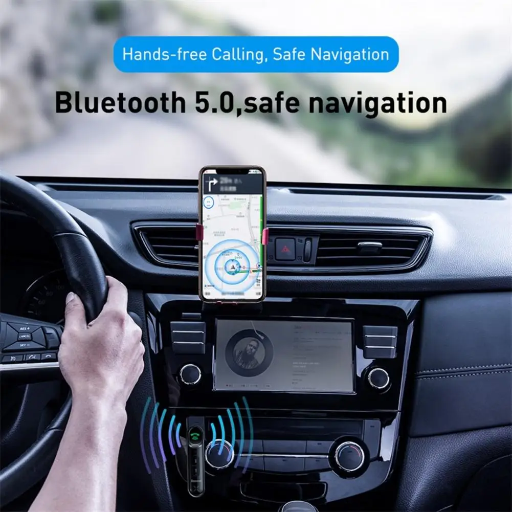 Автомобильный bluetooth ресивер 5 0 беспроводной 3 мм Aux Jack стереоадаптер музыкальные