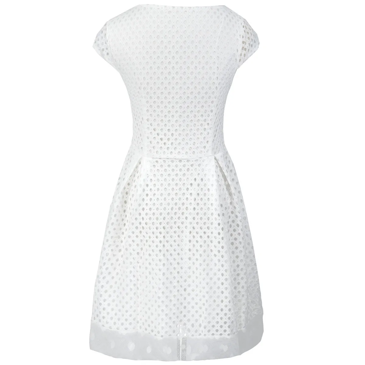 

New 2020 Hollow-out The Dress Waist Show Thin Sweet Temperament Dress