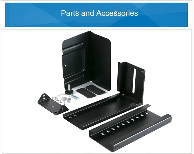 

Universal PC Case Holder Under Desk Wall Side CPU Stand Adjustable Computer Mainframe Hanger Host Box Stand Bracket Rack GD08