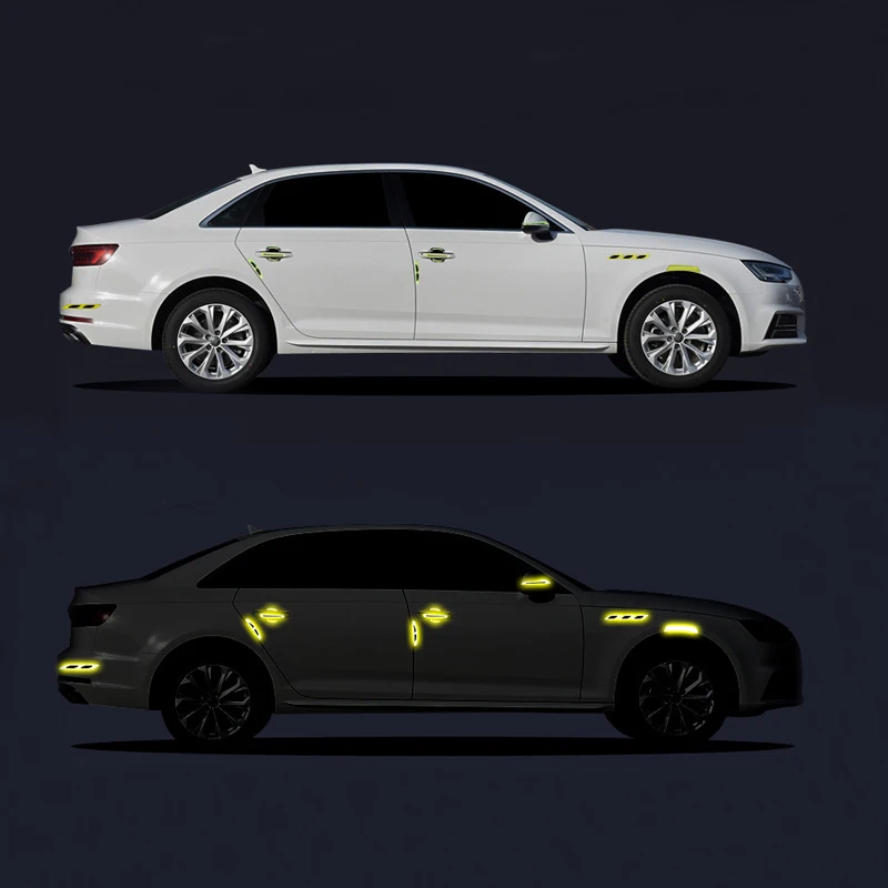 Стикеры s автоаксессуары для наклейки на авто светоотражатели машину