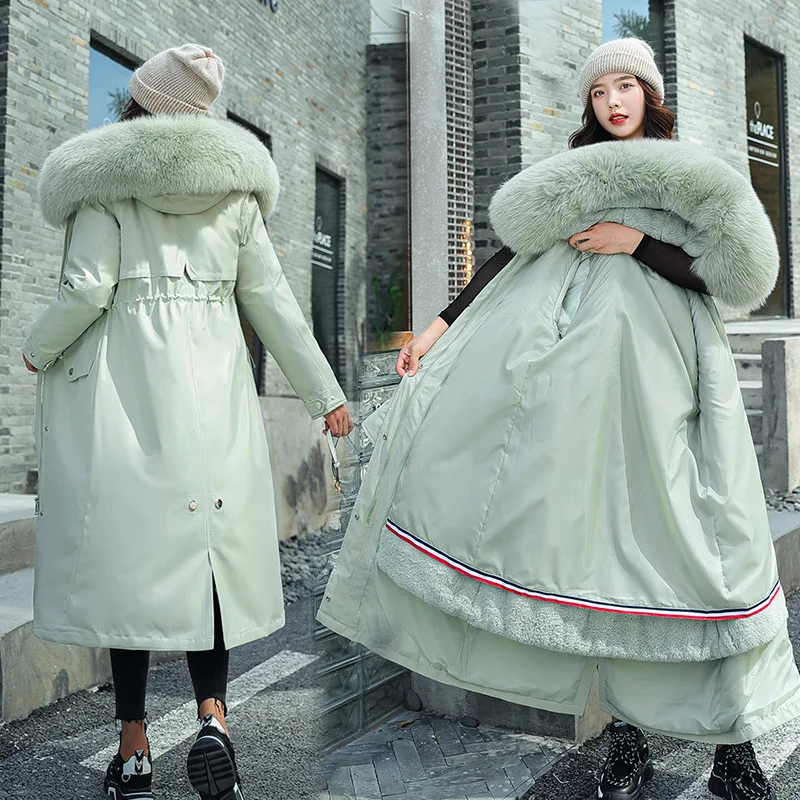Women's Warm Jacket Winter Oversize X-Long Plus Size Coat Female Parkas Boutique Women Clothing 2020 Ladies Coats and Jackets | Женская