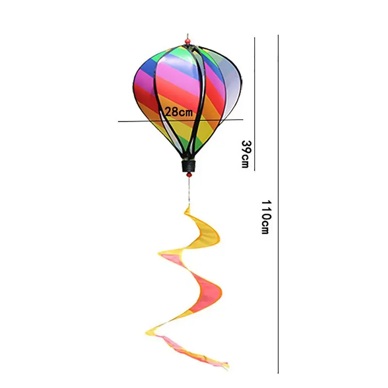 Воздушный шар Спиннер колокольчик наружный подвесной Радужный воздушный