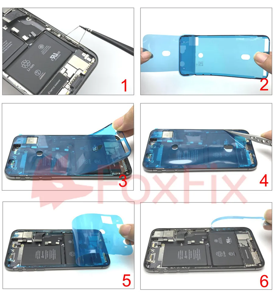 Водонепроницаемый стикер для ЖК-дисплея iPhone 6 6S 7 8 Plus X XS 11 12 Pro Max XR 10 шт. | Мобильные