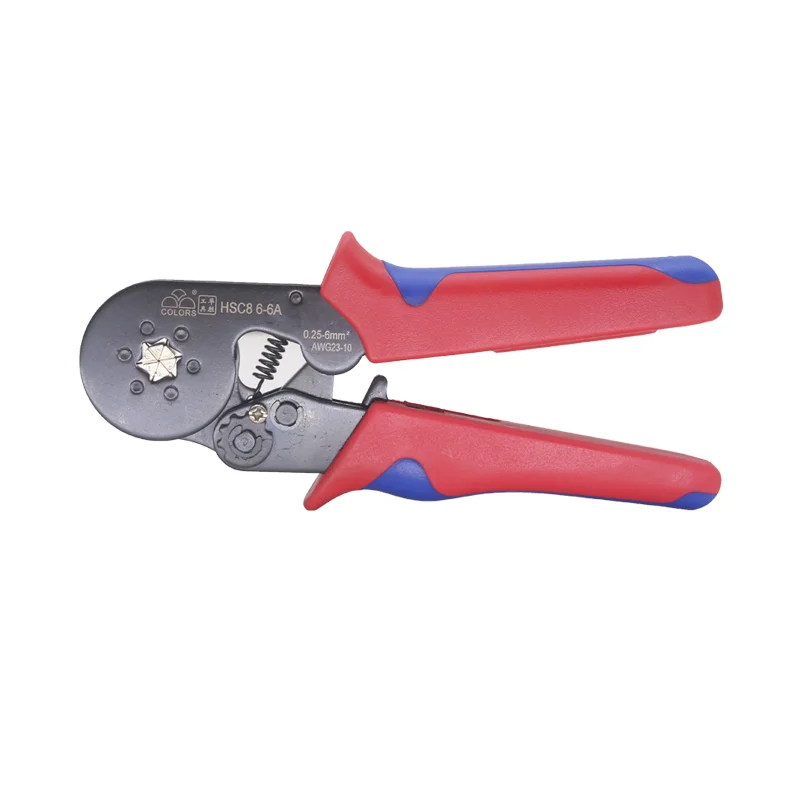 

Tubular terminal crimping tools mini electrical pliers HSC8 10SA/6-4 0.25-10mm2 23-7AWG 6-6 0.25-6mm2 high precision clamp sets