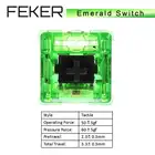 Клавиатура Feker, переключатель, корпус вала, сделай сам, коммутатор Holy Panda, тактильные или линейные переключатели для механической клавиатуры