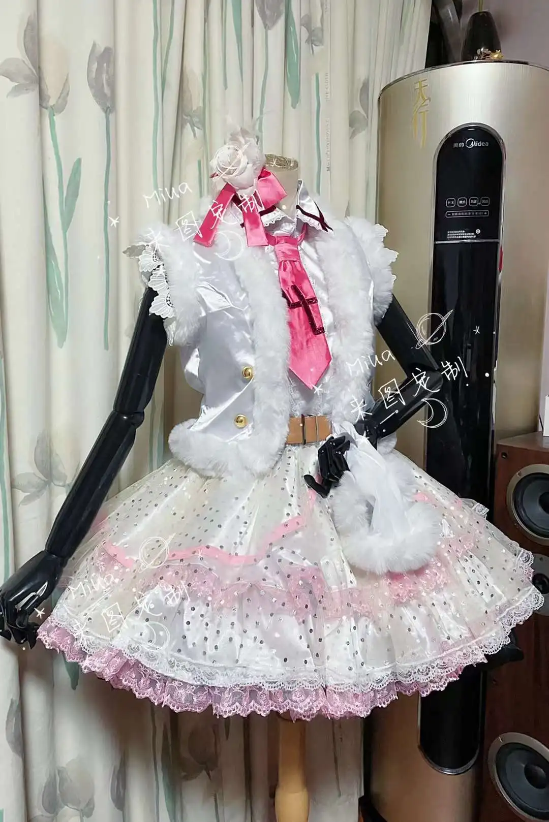 Аниме Love Live Lovelive Kousaka Honoka Снежная галяция форма сценическое платье косплей костюм
