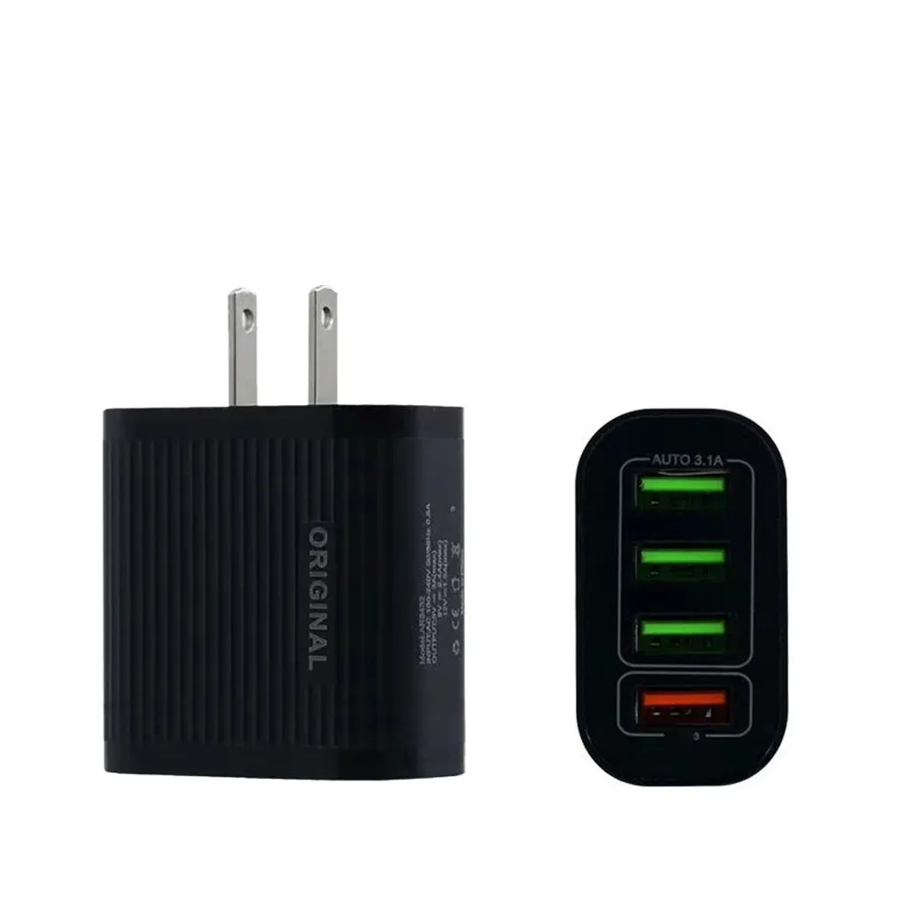 Ouhaobin 4 порта usb хаб QC3.0 Быстрая зарядка настенное зарядное устройство адаптер