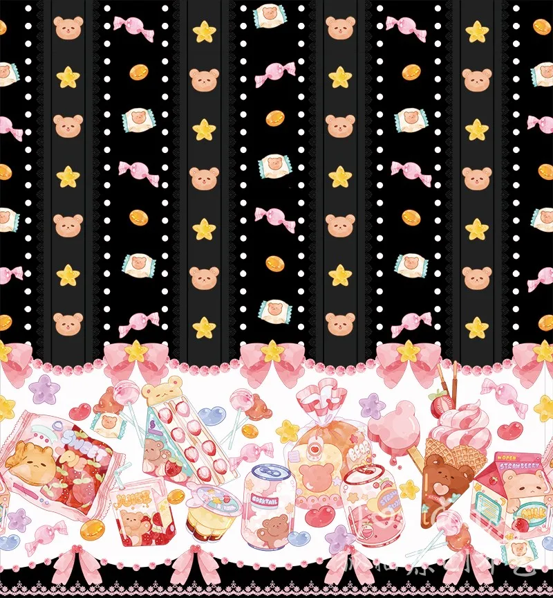 Материал для шитья полиэфирная ткань с принтом в виде медведя 148 см | Дом и сад