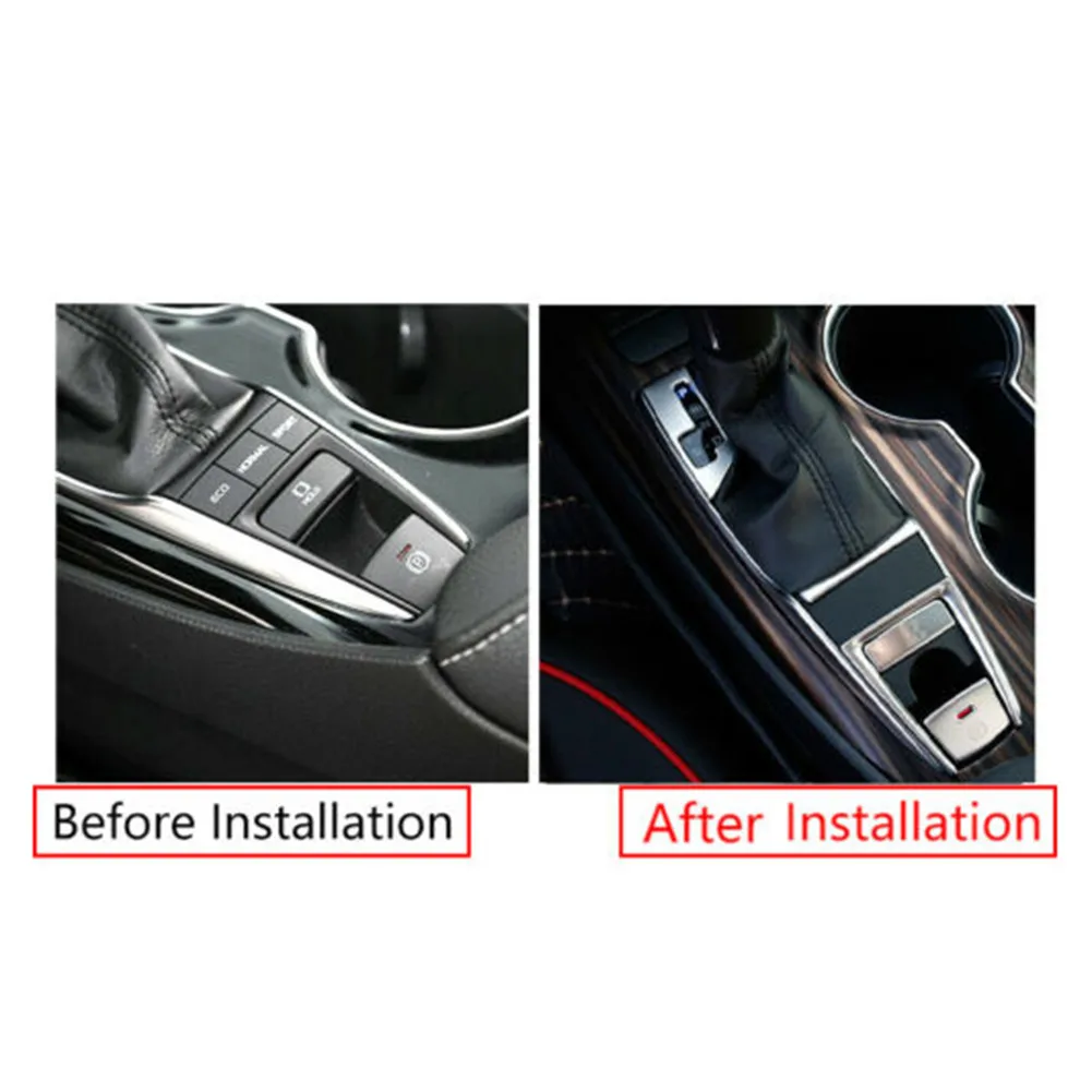 

8pcs Button Cover Central Console For Toyota Camry High Quality Silver Titanium
