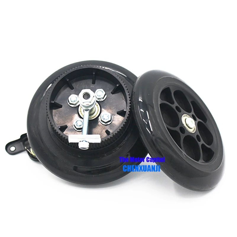 

6 Inches PU Wheel 140mm Castor Wheel for Electric Scooter Easy Folding Scooter Electric Skateboard Bicycle Children Front Rear