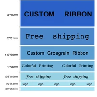 grosgrain ribbon haosihui custom ribbon printed single sided printing 1050100 yards polyester washable does not fade