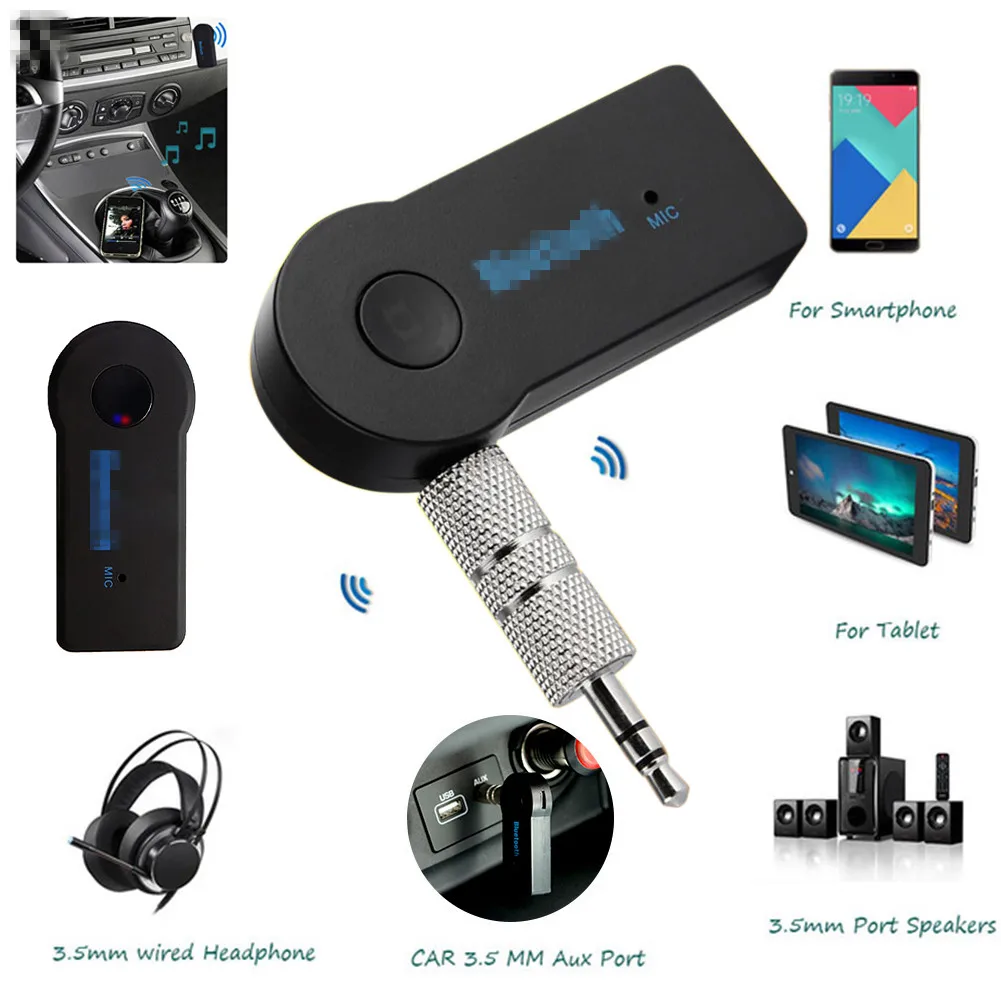 5.0 Bluetooth-compatible Audio Receiver Transmitter Mini Stereo AUX USB 3.5mm Jack for TV PC Headphone Car Kit Wireless Adapter |