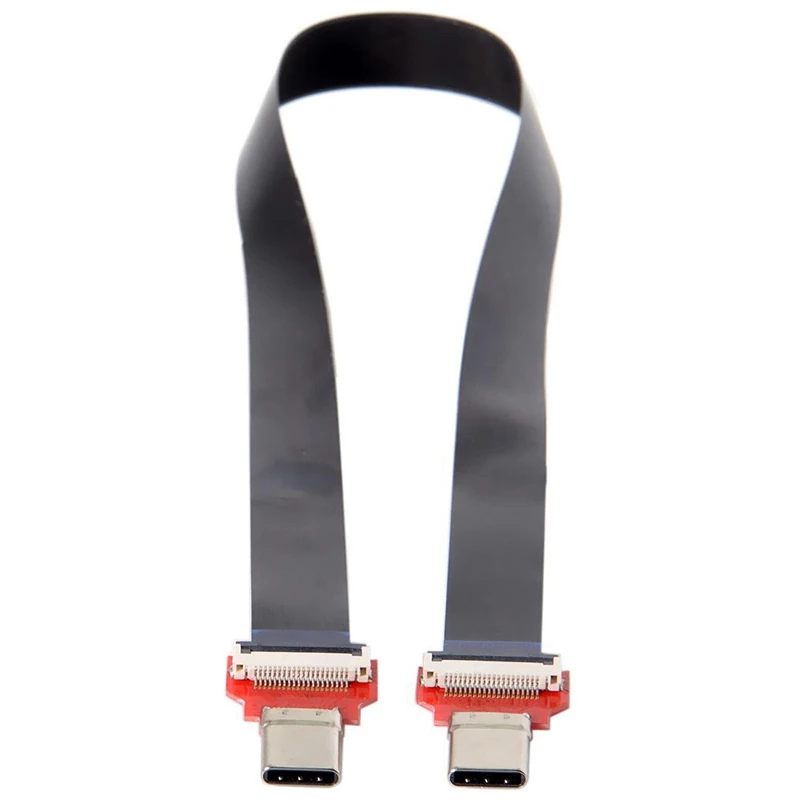20 см Fpc плоский Usb 3 1 Type-C Usb-C кабель для передачи данных Macbook ноутбука телефона и