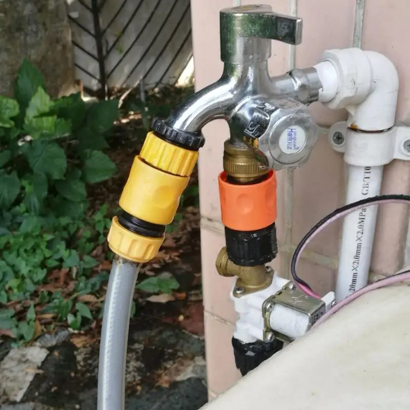 3 шт. переходник для быстрой связи лента капельного орошения коннектор шланга 1/4