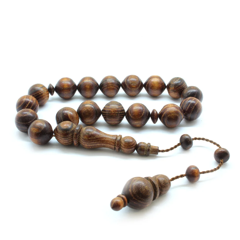

Starling Cut Dark Brown Red Tree Efe Prayer Beads