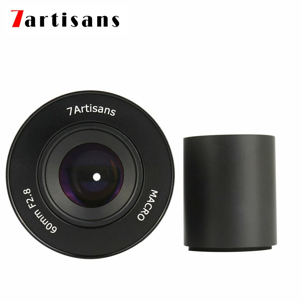 7 ремесленников 60 мм F2. Макрообъектив с 8 объективами увеличением 1:1 для Canon EOSM EOSR E