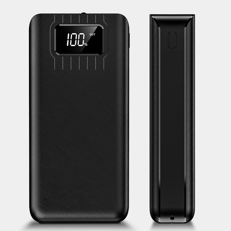 Быстрое зарядное устройство 30000 мАч TypeC Micro USB power Bank светодиодный портативный