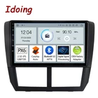 Автомагнитола Idoing PX6, 9 дюймов, Android, мультимедийный плеер для Subaru Forester 3 xv 2007-2013, GPS-навигация для Carplay, автоголовное устройство, no2din