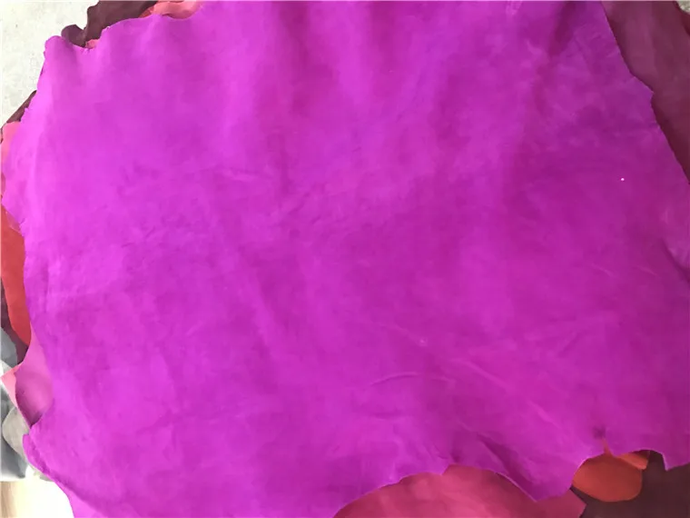 rose Кожа козьей кожи, кожа овечьей кожи, замша настоящая кожа, материал мягкой кожи, натуральная кожа, материал, цвета, обувь, сумка из козьей кожи - Цвет: rose