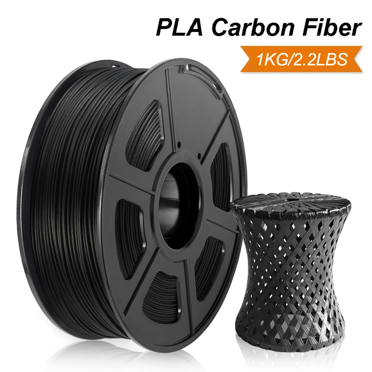 

KAIGE PLA CARBON FIBER 1.75MM 1KG High Strength Light Weight Non-toxic 3D Printing Filament For Design Painting