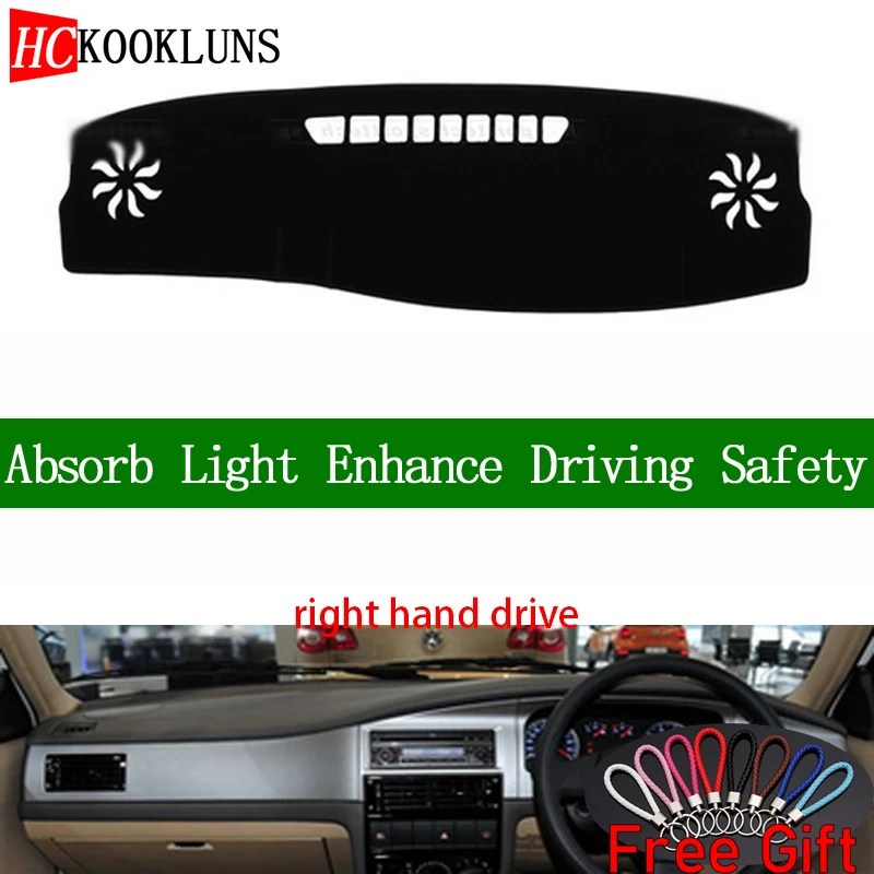

For Volkswagen santana 2008 2009 2010 2011 2012 Right Hand Drive Dashboard Cover Car Stickers Dash Mat Interior Accessories