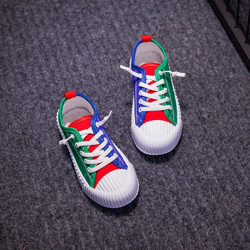 Детская парусиновая обувь без утеплителя разных Цвет детские мокасины для