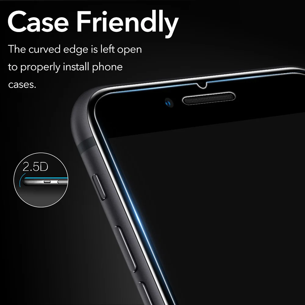 Защитное стекло ESR для iPhone X 8 7 Plus 6 6S 5S SE | Мобильные телефоны и аксессуары