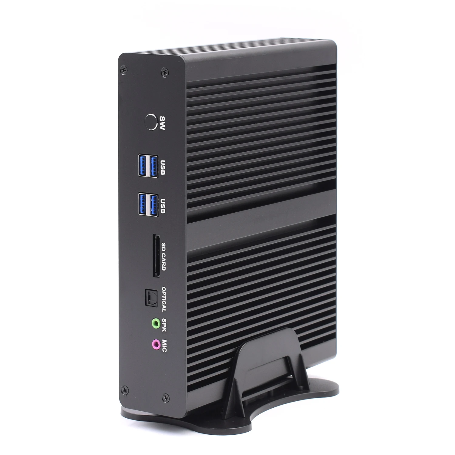 Мини ПК HYSTOU без вентилятора с Intel Core i7 5500u i5 5200u i3 5005u настольный компьютер двойной