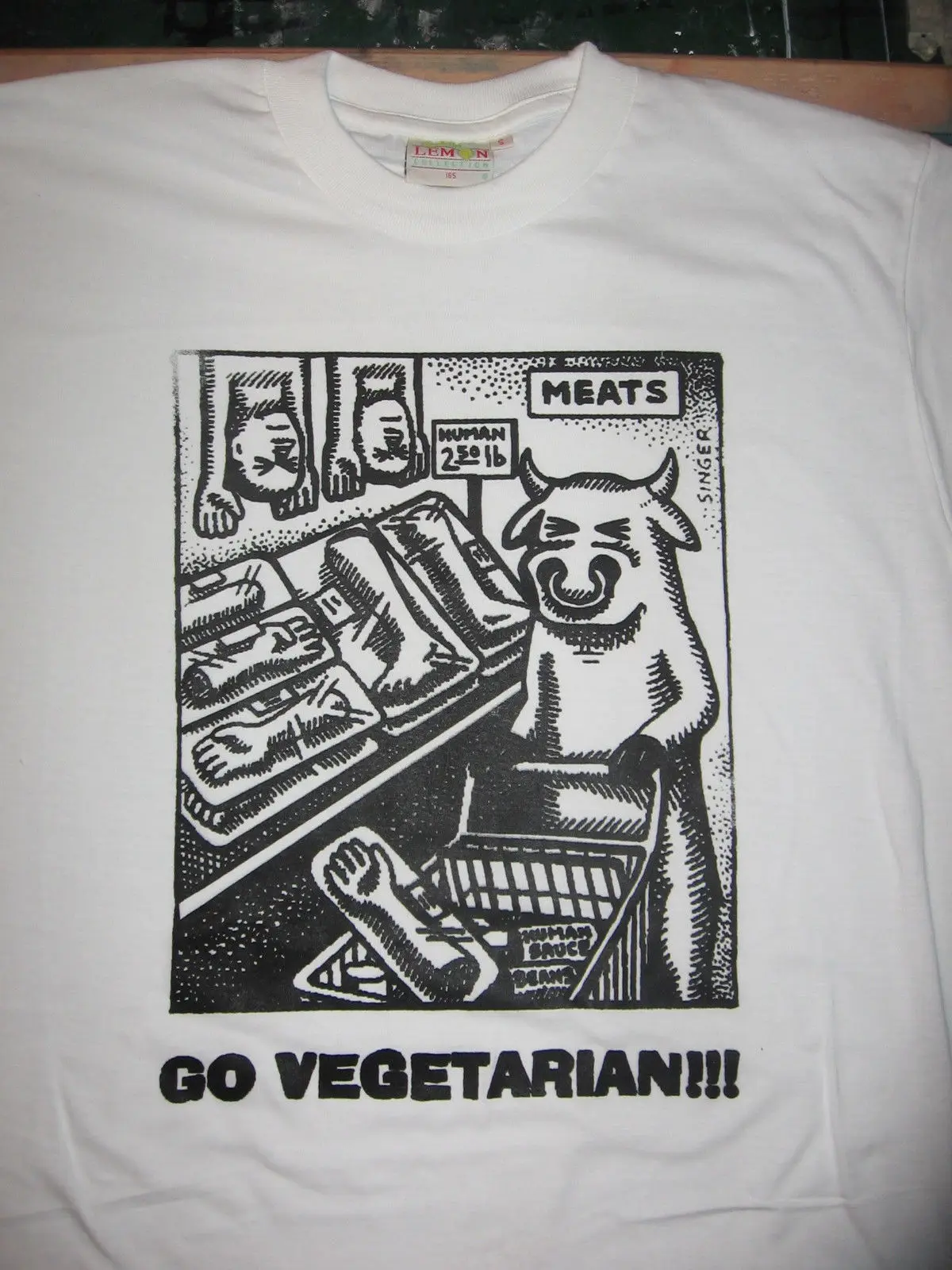 GO/Вегетарианская футболка/vegan/animal liberation/alf/безжалостная/земля/комиксы/DIY