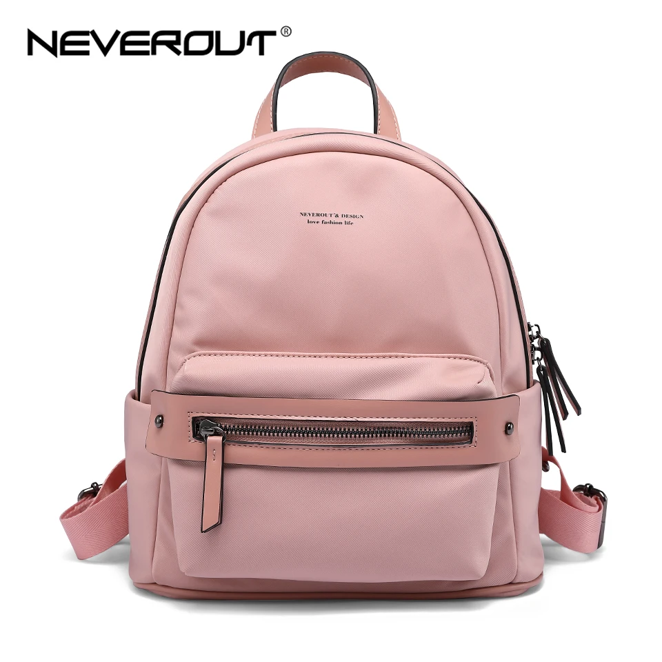 NEVEROUT Женская нейлоновая сумка рюкзак Junior школьные ранцы для девочек
