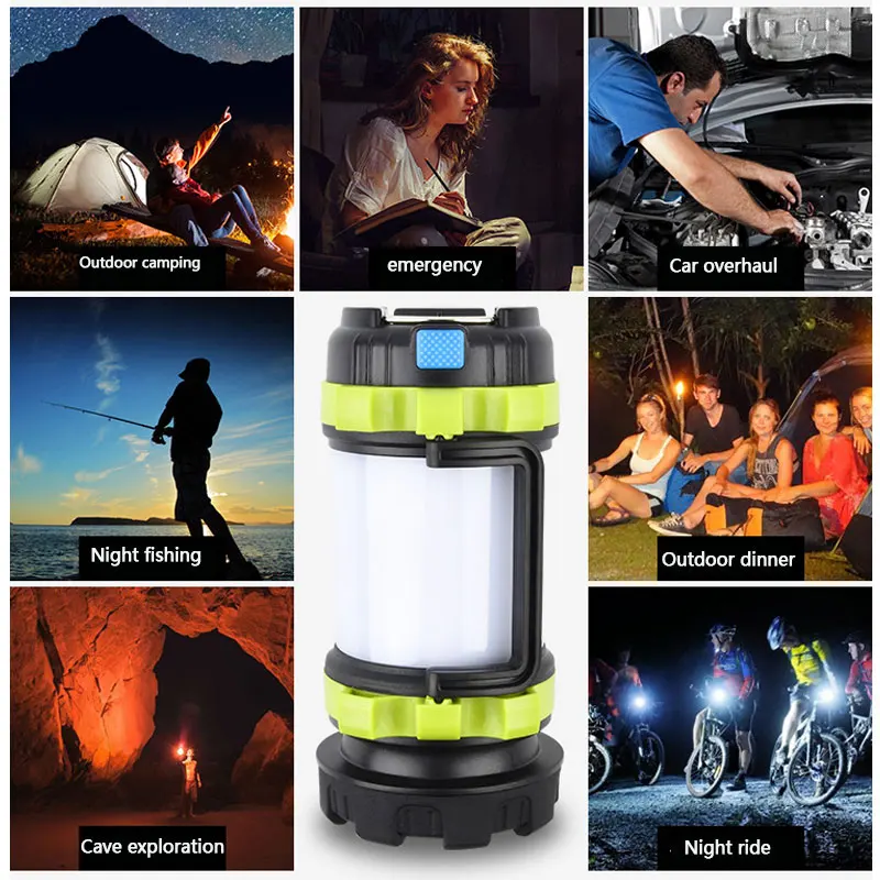 

LED Torch100W 10000LM Ultra-long USB Rechargeable Camping Lantern Water Resistant Outdoor Search Flashlight for Fish Hunt