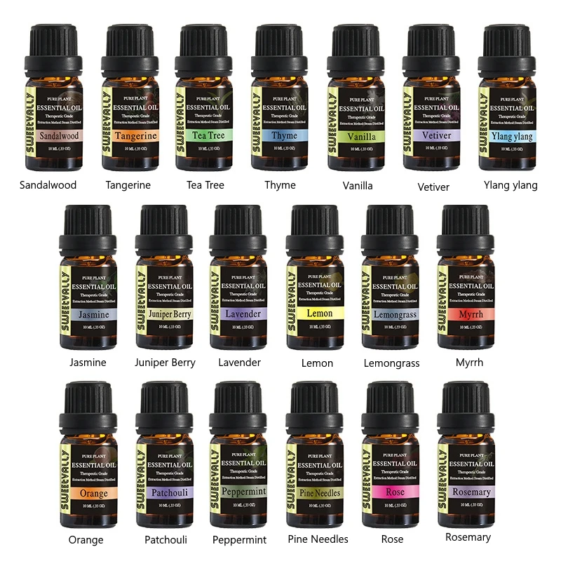 Эфирные масла с растениями 37 ароматов 4 шт. | Красота и здоровье