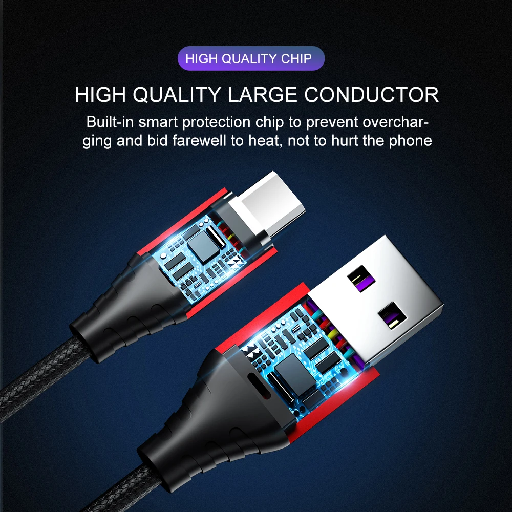 

Swalle Micro USB cable fast charging For Huawei For Xiaomi charge usb c cable for Samsung Andriod Mobile Phone USB Data cord