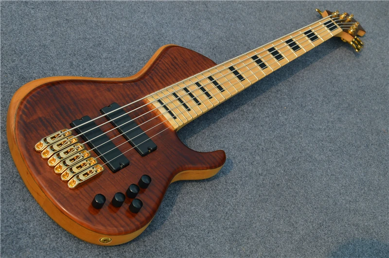 Custom Shop бас-гитара Китай 6 струнный бас-Гриф для гитары от китайского завода