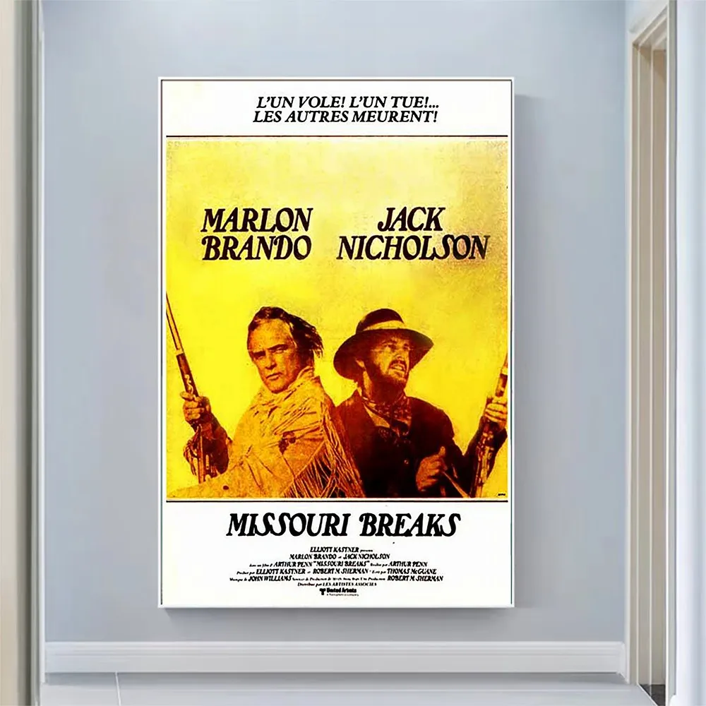 

V2527 The Missouri Breaks (2) Vintage Classic Movie Wall Silk Cloth HD Poster Art Home Decoration Gift