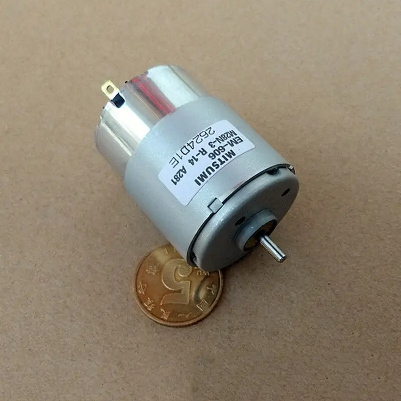 28 мм MITSUMI M28N 3 R14 RS 385 DC 24V 5000 об/мин тихий мотор для копировальной машины