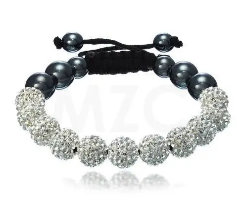 

Free Shipping! Best 12 Pcs/lot 10mm 11 Micro Pave Disco Ball Beads bracelet Lot.SEV fasion mix bracelets for men!