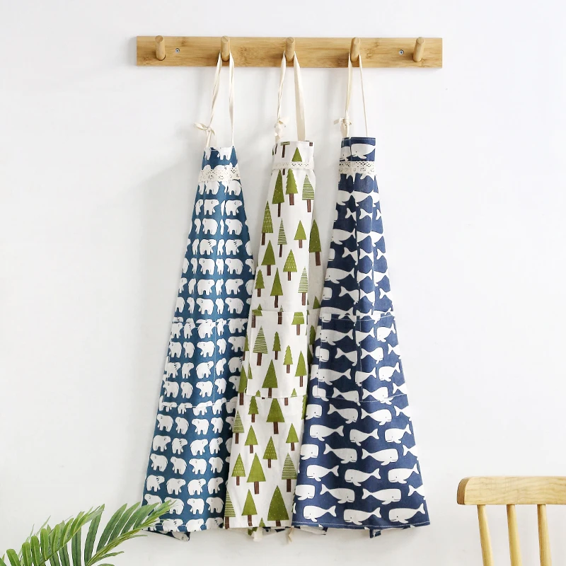 Фартук в скандинавском стиле фартук для взрослых с принтом рождественской елки и