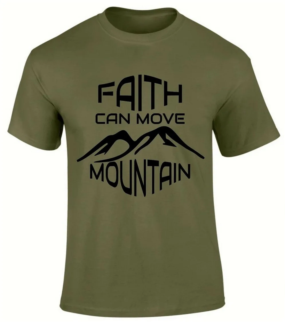 Вера может двигаться горы доверие Иисуса Христианское Евангелие Писания Мужская