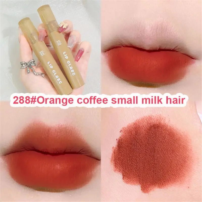 

XIXI Velvet Matte Lip Gloss Smooth Lip Glaze Makeup Waterproof Lipstick Non-marking Long Lasting Lip Tint Cosmetic Women TSLM1