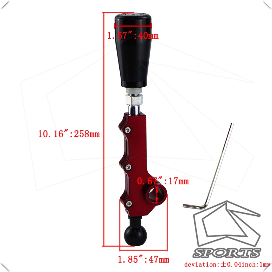 Переключатель передач с регулируемой короткой высотой и ручка переключения