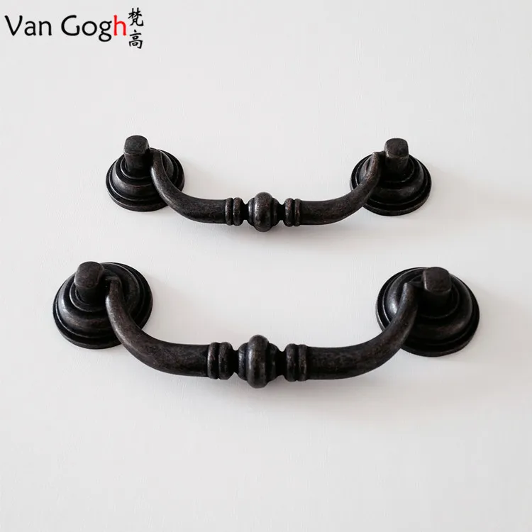 Ручки для кухонного шкафа ручки и мебели ретро из старинной бронзы|cabinet handle and