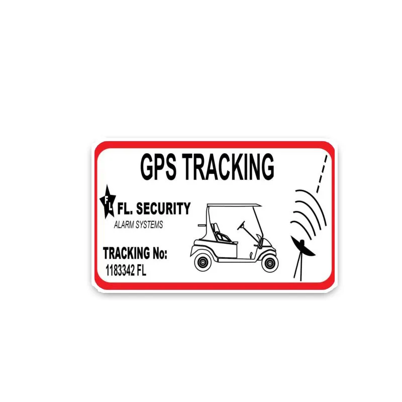 

Creative Car Sticker GPS Tracking Tips Perfect Car Styling Decal Accessories Vinyl PVC 11cm*6cm Motorcycle Waterproof Windshield
