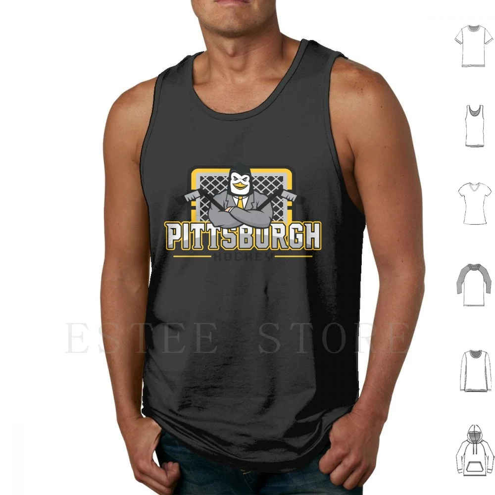 

Pittsburgh Hockey Tank Tops Vest Pens Penguins Crosby Malkin Pittsburgh Hockey