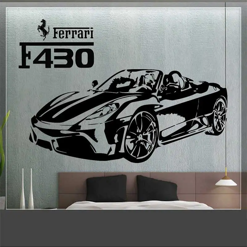 F430 суперкар клуб Спорт автомобиль энтузиаст подростковый мальчик спальня