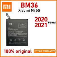 xiao mi original 3200mah bm36 phone battery for xiaomi mi 5s mi5s m5s high quality batteries with tracking number
