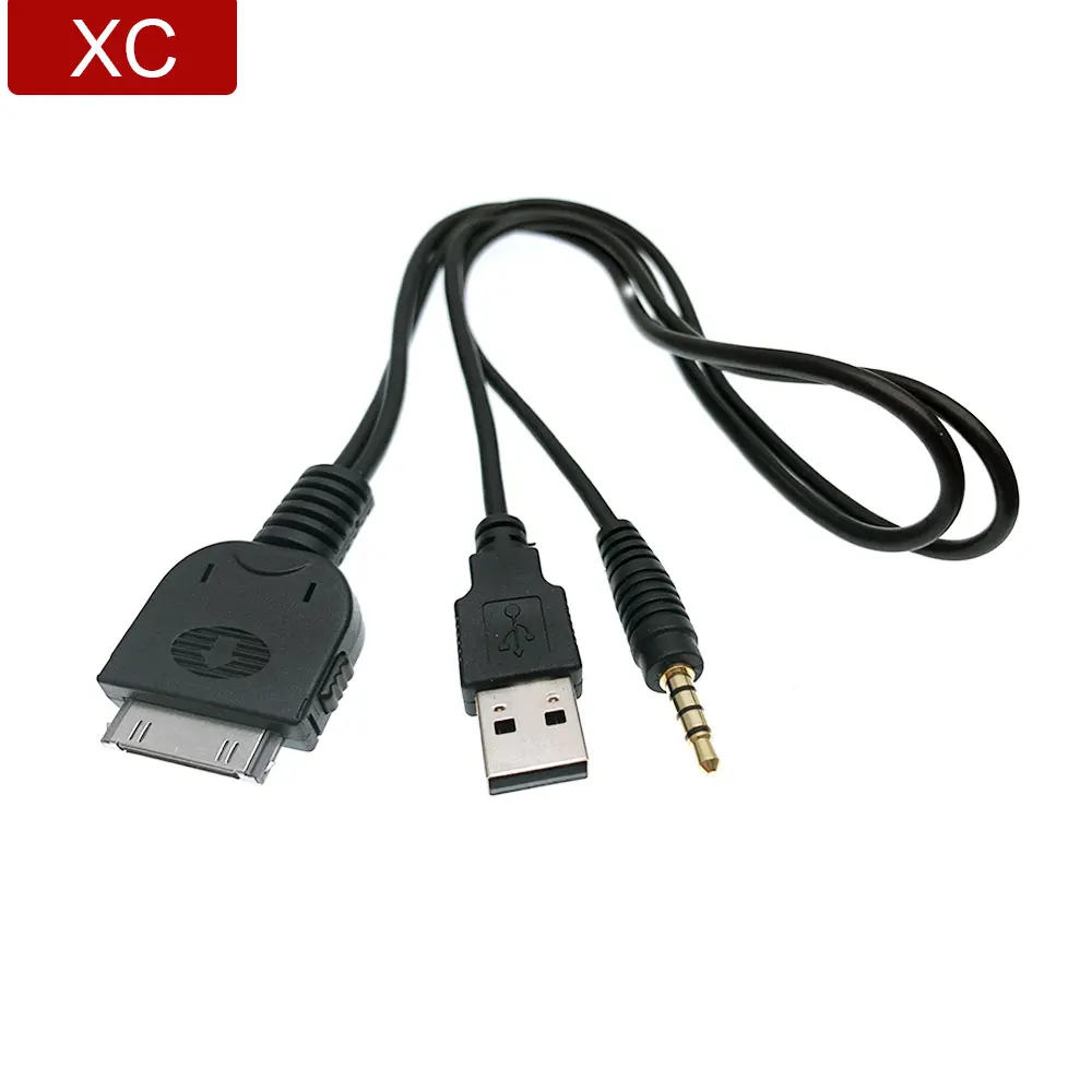 

Car USB Cable for iPod USB 3.5mm interface Connection AV Cable Adapter for Pioneer AVIC-Z130BT HeadUnit OEM CD-IU51V