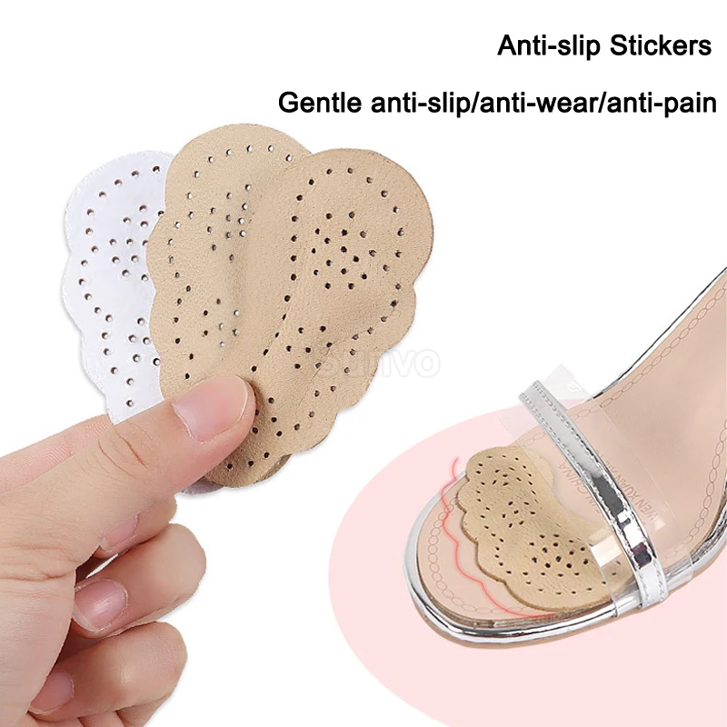 Женские кожаные сандалии Sunvo Нескользящие самоклеящиеся вставки на высокий